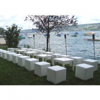 Cube Lounge weiss