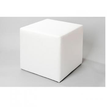 Lounge-Hocker Cube weiss