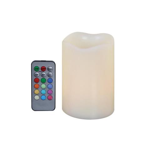 LED Wachskerze mit Farbwechsler