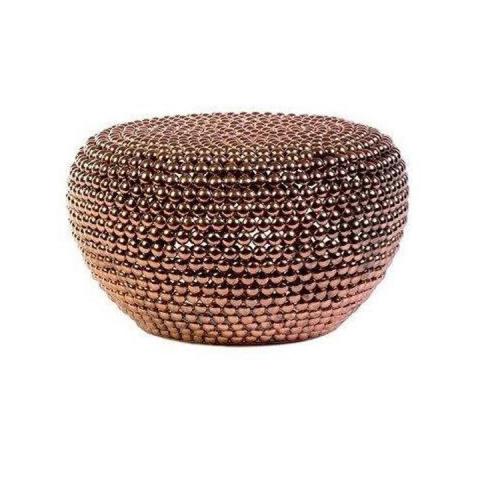 Beistell- Loungetisch, Kupfer Gold