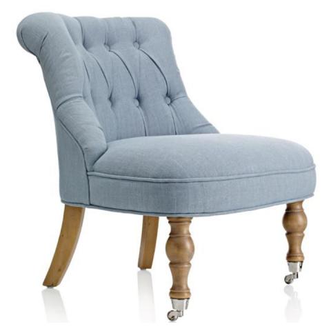 Stuhl Glamour Light Blue