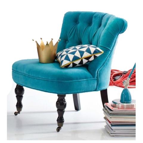 Stuhl Glamour Turkis