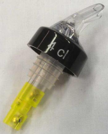 Ausgiesser 4cl Plastik Schwarz