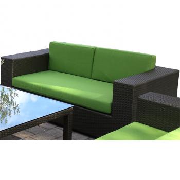 Rattan 2er Sofa