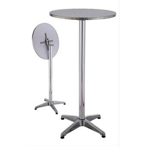 Alu Stehtisch, klappbar 4-Fuss