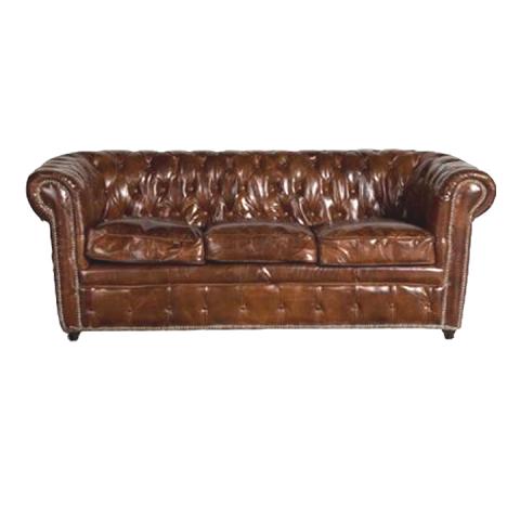 Sofa braun Chesterfield