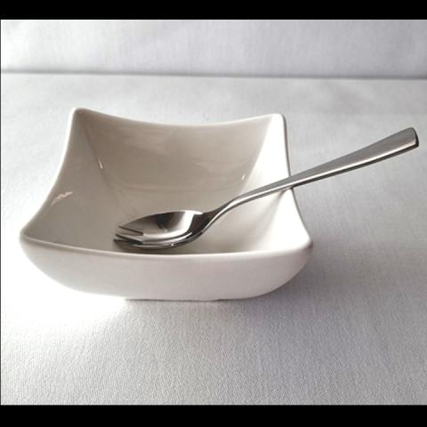 Göffel_Quadratschale